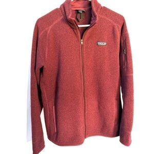 Patagonia Women’s Full-Zip Fleece Jacket - Red, Size L